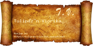 Tulipán Viorika névjegykártya